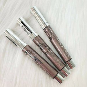 Lot of 3 Catrice Cosmetics Liquid Metal Cream Eyeshadow 050 Smart Mauve